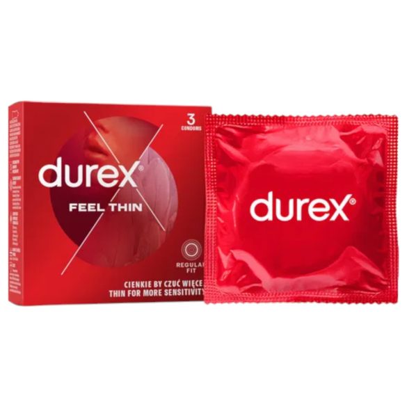 Durex Feel Thin - Ultra-Sensitive Condoms (3 Pack)