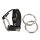 Bad Kitty - Leather Scrotum and Penis Ring (Black)