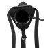 You2Toys - Inflatable Strap-On - Hollow Silicone Dildo (Black)