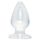 Crystal Clear - Large Anal Plug (Transparent)