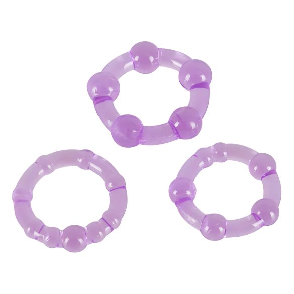You2Toys - Be Bold! Purple Penis Ring Set (3 Pack)