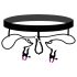 Bad Kitty Intimate Spreader Clip with Panty - Purple/Black (S-L)