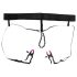 Bad Kitty Intimate Spreader Clip with Panty - Purple/Black (S-L)