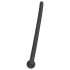 Dilator Piss Play - Hollow Silicone Urethral Expander (Black)
