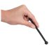 Dilator Piss Play - Hollow Silicone Urethral Expander (Black)