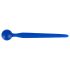 Dilator Sperm Stopper - Blue Silicone Urethral Expander with Ball Tip