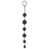 Black Velvet - 6-Bead Anal Dildo (Black)