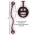Adjustable Clamp Beaded Chain