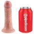 King Cock Strap-on 6" - Natural Dildo