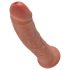 King Cock 8" Dildo (20 cm) - Dark Natural