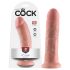King Cock 8" Dildo (20 cm) - Natural