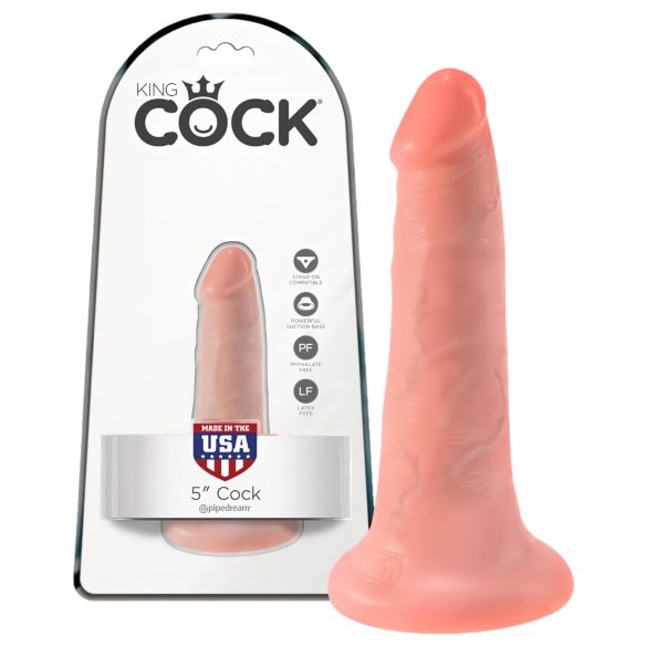 King Cock 5" Realistic Dildo (13 cm) - Natural