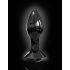Icicles No. 78 - Sleek Black Glass Anal Plug