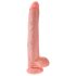 King Cock 14-inch Large Dildo - Natural 
