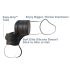 Fantasy Mr. Big - Black Silicone Penis and Testicle Ring Set