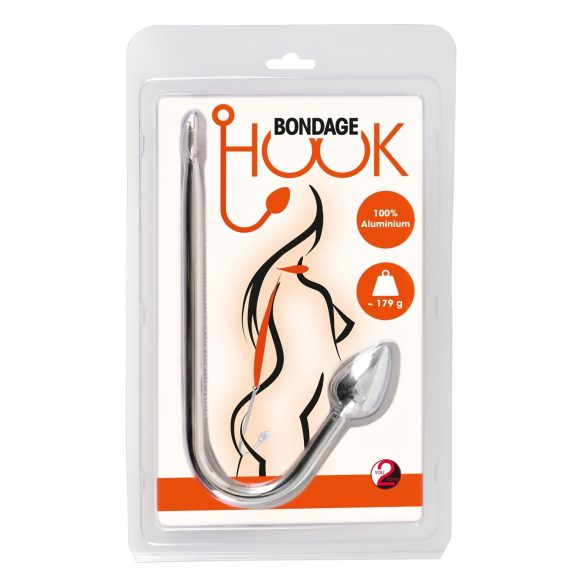 You2Toys - Silver Aluminum Bondage Hook (179g)