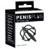 Silicone Glans Cage with Urethral Cone (Black)