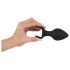 Black Velvet - silicone anal plug set (3-piece) - black