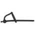 Silicone Urethral Stretcher & Glans Ring (0.6mm) - Black