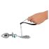 You2Toys - Silver Anal Plug Set with Leash