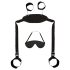 Bad Kitty - Neck-Wrist-Ankle Restraints (Black)
