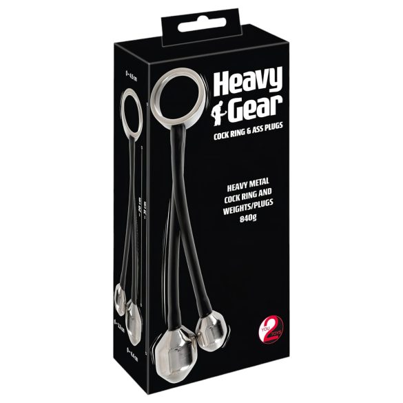 You2Toys Heavy Gear - Weighted Anal Ring (Black)