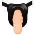 Erection Aid - Hollow Strap-On Dildo (Natural)