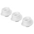 Womanizer L - Replacement Suction Cup Set - White (3 pcs) - Large
