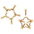 Bad Kitty - Twisted Nipple Jewelry (Flower) - Gold