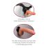 Deluxe Real Feel No. 9 - Lifelike Dildo Vibrator (Natural) 