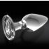 Icicles No. 26 - Tapered Glass Anal Plug (Transparent)