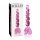 Icicles No. 43 - Pearl Heart Glass Dildo (Pink)