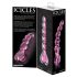 Icicles No. 43 - Pearl Heart Glass Dildo (Pink)