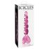 Icicles No. 43 - Pearl Heart Glass Dildo (Pink)