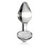 Icicles No. 44 - Tapered Glass Anal Plug (Clear)