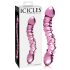 Icicles No. 55 - Double-Ended Glass G-Spot Dildo (Pink)