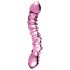 Icicles No. 55 - Double-Ended Glass G-Spot Dildo (Pink)