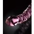 Icicles No. 55 - Double-Ended Glass G-Spot Dildo (Pink)