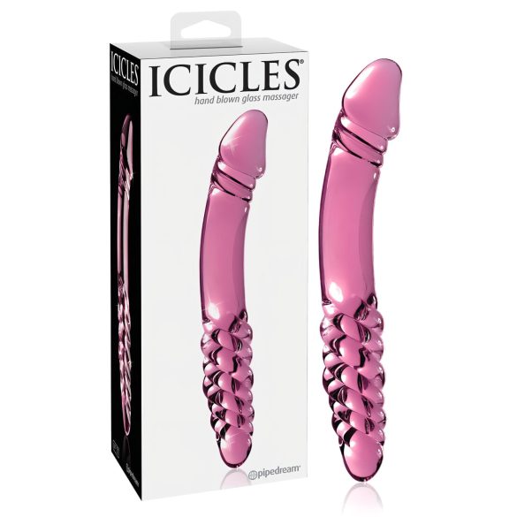 Icicles No. 57 - Pink Dual-Ended Glass Pleasure Toy