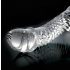 Icicles No. 61 - Clear Glass Dildo with Handle
