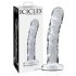 Icicles No. 62 - Glass Dildo with Phallic Design (Transparent)