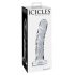 Icicles No. 62 - Glass Dildo with Phallic Design (Transparent)