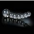 Icicles No. 66 - Curved, Bulbous Glass Dildo (Clear)