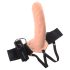 Fetish Strap-On 8 - Hollow Vibrator (Natural Skin Tone)