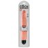 King Cock 10" Stiffy - Waterproof, Realistic Vibrator (25cm) - Natural