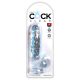 King Cock Clear 6" - Suction Cup Dildo with Balls (15cm)