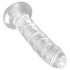 King Cock Clear 6" - Suction Cup Dildo (15cm)