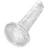 King Cock Clear 6" - Suction Cup Dildo (15cm)