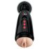 PDX Elite Dirty Talk - Vibrating Male Masturbator (Black)