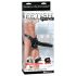 Fetish Strap-On 12 - Adjustable Hollow Dildo (Black)